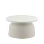 DOMI COFFEE TABLE OFF WHITE 67x67x36cm 54-0011