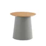 ZENTRA COFFEE TABLE ΦΥΣΙΚΟ ΓΚΡΙ 50x50x47.5cm 54-0015