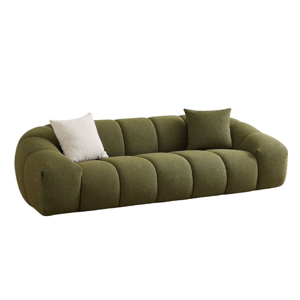 70-0437-gcdTy-first-_1 BOSSANOVA ΚΑΝΑΠΕΣ 3ΘΕΣΙΟΣ ΠΡΑΣΙΝΟ ΣΚΟΥΡΟ 253x112x70cm 70-0437 - Image 1