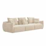 PILLOW ΚΑΝΑΠΕΣ 3ΘΕΣΙΟΣ BEIGE 313x100x89cm 70-0439