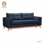 LUSSO ΚΑΝΑΠΕΣ ΚΡΕΒΑΤΙ 3ΘΕΣΙΟΣ ΜΠΛΕ LINO 89 218x85x87 71-0271