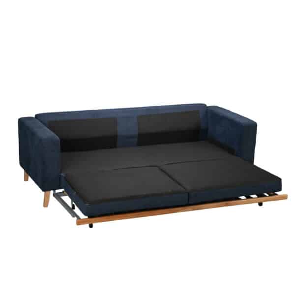 LUSSO ΚΑΝΑΠΕΣ ΚΡΕΒΑΤΙ 3ΘΕΣΙΟΣ ΜΠΛΕ LINO 89 218x85x87 71-0271 - Image 2