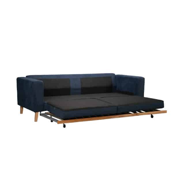 LUSSO ΚΑΝΑΠΕΣ ΚΡΕΒΑΤΙ 3ΘΕΣΙΟΣ ΜΠΛΕ LINO 89 218x85x87 71-0271 - Image 5