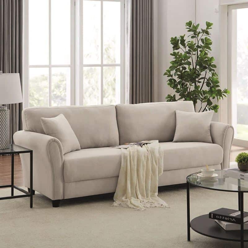 britain-kanapes-3-thesios-saloniou-kathistikou-yfasma-bez-enlarge BRITAIN Καναπές 3-θέσιος Σαλονιού - Καθιστικού, Ύφασμα Μπεζ 212x78x87cm - Image 1