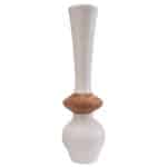 ΔΙΑΚΟΣΜΗΤΙΚΟ ΒΑΖΟ ΔΑΠΕΔΟΥ NEBULA HM4660.02M FIBER CEMENT ΛΕΥΚΟ--ΞΥΛΟ ΤΕΑΚ Φ45x143Υεκ