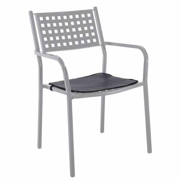 Μαξιλάρι Πολυθρόνας Pu Μαύρο πάχος 1cm (CAPRICE) 41x41x1cm - Image 3