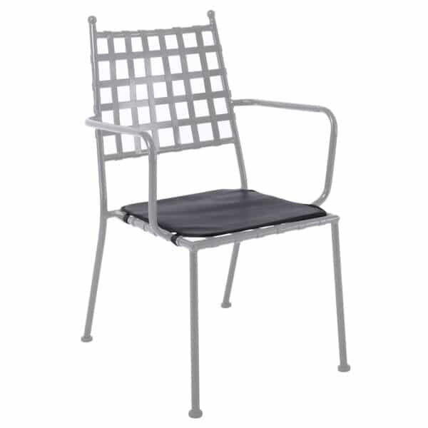 Μαξιλάρι Πολυθρόνας Pu Μαύρο πάχος 1cm (PATON) 42x45x1cm - Image 3