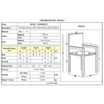 DONNA Πολυθρόνα-Pro Στοιβαζόμενη, PP-UV Άσπρο, Rope Wicker Φυσικό 57x55x79cm - Image 6