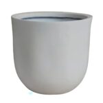 FLOWER POT-18 Απόχρωση Ivory White Φ37x35cm - Image 2