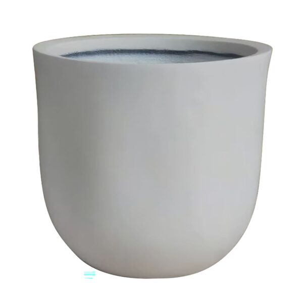 FLOWER POT-18 Απόχρωση Ivory White Φ37x35cm - Image 2