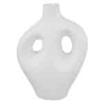 ΕΠΙΤΡΑΠΕΖΙΟ ΔΙΑΚΟΣΜΗΤΙΚΟ ΒΑΖΟ FLIKER HM4666.02L ΤΕΡΑΚΟΤΑ ΣΕ ΛΕΥΚΟ--22.5x12x30Υεκ.