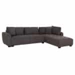 ΓΩΝΙΑΚΟΣ ΚΑΝΑΠΕΣ ΑΝΑΣΤΡΕΨΙΜΟΣ MEDEL HM3288.01 ΓΚΡΙ P.E. ΥΦΑΣΜΑ 290x208x80Υεκ