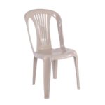 IRIDE-W Καρέκλα Στοιβαζόμενη, ΡΡ Cappuccino 47x52x86cm