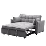 ΚΑΝΑΠΕΣ ΚΡΕΒΑΤΙ 2-ΘΕΣΙΟΣ BORG HM3289.01 ΓΚΡΙ ΥΦΑΣΜΑ 140x100x80Υεκ - Image 2