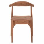 ΚΑΡΕΚΛΑ ΤΡΑΠΕΖΑΡΙΑΣ ΕΞ.ΧΩΡΟΥ DONNY HM6378 ΞΥΛΟ TEAK 52x54x74Υεκ. - Image 3