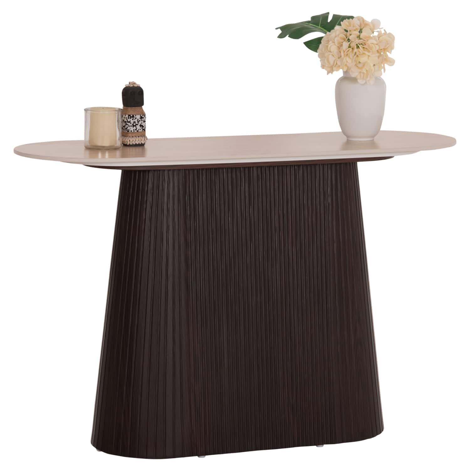 HM18323 ΚΟΝΣΟΛΑ CATER HM18323 ΚΕΡΑΜΙΚΟ TOP ΟΨΗ ΤΡΑΒΕΡΤΙΝΑΣ-MDF ΒΑΣΗ 120x40x78Υεκ. - Image 1