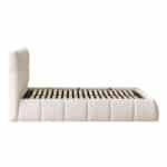 ΚΡΕΒΑΤΙ ΔΙΠΛΟ EDDY HM731.03 ΜΠΕΖ ΜΠΟΥΚΛΕ & ΑΠΟΘΗΚΕΥΤΙΚΟΣ ΧΩΡΟΣ ΓΙΑ  ΣΤΡΩΜΑ 160x200εκ - Image 5