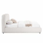 ΚΡΕΒΑΤΙ ΜΕ ΑΠΟΘ.ΧΩΡΟ KALLY HM729.03 ΜΠΕΖ FAUX FUR ΥΦΑΣΜΑ--ΓΙΑ ΣΤΡΩΜΑ 160x200εκ - Image 5