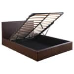 ΚΡΕΒΑΤΙ ΔΙΠΛΟ & ΣΤΡΩΜΑ BOBBI HM21271.02 ΚΑΦΕ PU ΜΕ ΑΠΟΘ.ΧΩΡΟ--ΓΙΑ 150x200εκ - Image 4