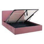 ΚΡΕΒΑΤΙ ΔΙΠΛΟ & ΣΤΡΩΜΑ ALLIE HM21273.02 ΣΑΠΙΟ ΜΗΛΟ ΒΕΛΟΥΔΟ ΜΕ ΑΠΟΘ.ΧΩΡΟ--ΓΙΑ 160x200εκ - Image 4