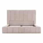 ΚΡΕΒΑΤΙ REMO ΜΕ ΑΠΟΘΗΚΕΥΤΙΚΟ ΧΩΡΟ HM719.10 ΥΦΑΣΜΑ TEDDY ΜΠΕΖ-ΓΙΑ ΣΤΡΩΜΑ 160x200εκ - Image 4