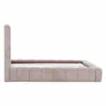 ΚΡΕΒΑΤΙ REMO ΜΕ ΑΠΟΘΗΚΕΥΤΙΚΟ ΧΩΡΟ HM719.10 ΥΦΑΣΜΑ TEDDY ΜΠΕΖ-ΓΙΑ ΣΤΡΩΜΑ 160x200εκ - Image 5