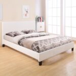 ΚΡΕΒΑΤΙ ΜΕ ΣΤΡΩΜΑ BECCA HM21283.01 ΛΕΥΚΟ PU--ΓΙΑ 150x200εκ - Image 2