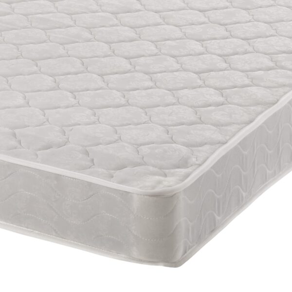 ΚΡΕΒΑΤΙ ΜΕ ΣΤΡΩΜΑ BECCA HM21283.01 ΛΕΥΚΟ PU--ΓΙΑ 150x200εκ - Image 6