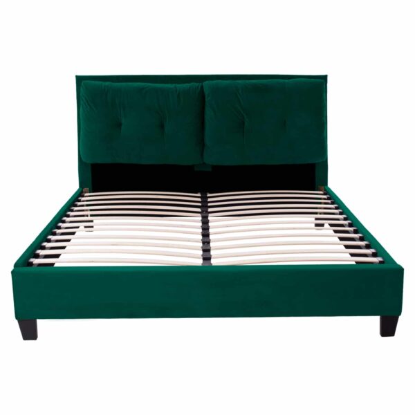 ΚΡΕΒΑΤΙ ΜΕ ΣΤΡΩΜΑ BILLIE HM21284.06 ΚΥΠΑΡΙΣΣΙ ΒΕΛΟΥΔΟ--ΓΙΑ 160x200εκ - Image 4