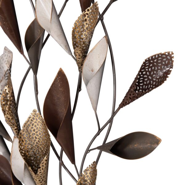 ΜΕΤΑΛΛΙΚΟ ΔΙΑΚΟΣΜΗΤΙΚΟ ΤΟΙΧΟΥ HM7159 ΑΝΘΡΑΚΙ ΧΡΥΣΟ 44x5x87Y εκ. - Image 4