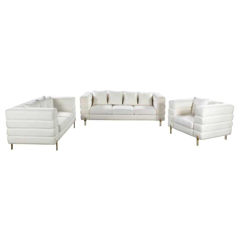 morris-set-saloni-kathistiko-3thesios-2thesios-polythrona-yfasma-teddy-aspro-enlarge MORRIS Set Σαλόνι - Καθιστικό 3θέσιος + 2θέσιος + Πολυθρόνα Ύφασμα Teddy Άσπρο Set: 3Seater+2Seater+1Seater - Image 1