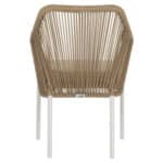 ΠΟΛΥΘΡΟΝΑ ΑΛΟΥΜΙΝΙΟΥ LOKKI HM5855.01 ΛΕΥΚΟ ΜΕ ΣΧΟΙΝΙ WICKER PE ΜΠΕΖ 56x66x82Υ εκ. - Image 6