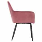 ΠΟΛΥΘΡΟΝΑ LATRELL HM8582.12 ΣΑΠΙΟ ΜΗΛΟ ΒΕΛΟΥΔΟ & ΜΑΥΡΑ ΜΕΤΑΛΛΙΚΑ ΠΟΔΙΑ 54x57x84Yεκ. - Image 4