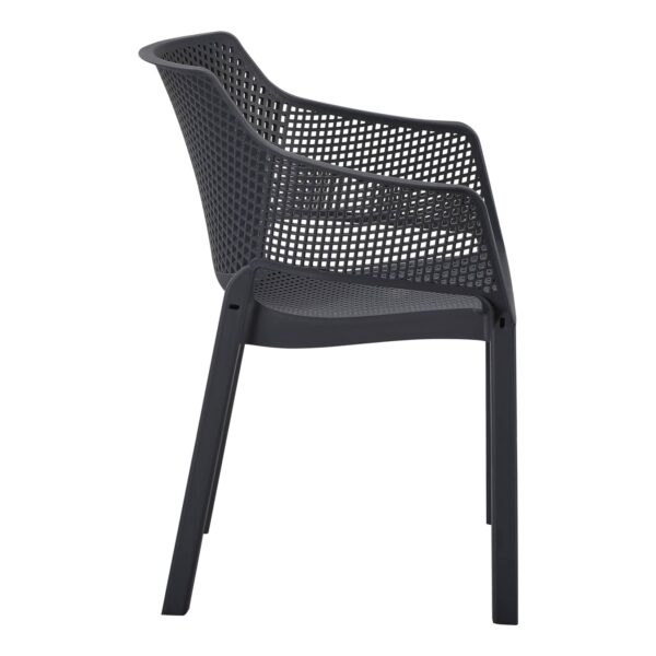 ΠΟΛΥΘΡΟΝΑ ΠΟΛΥΠΡΟΠΥΛΕΝΙΟΥ PEGGY HM6368.02 ΜΑΥΡΟ 60x55x79Υεκ - Image 4