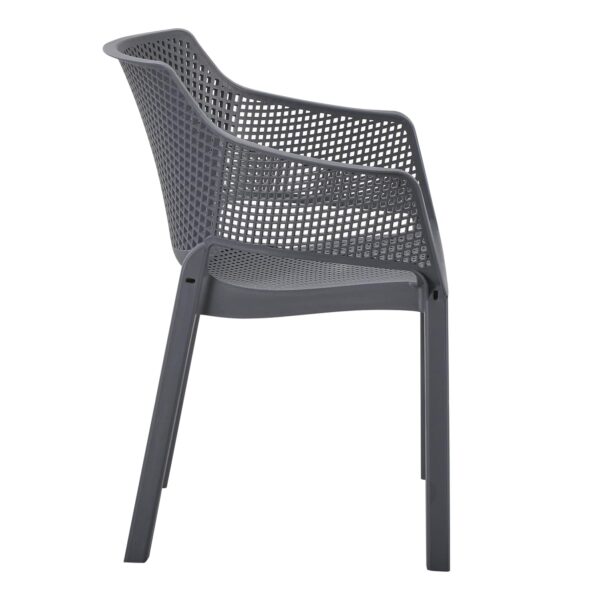 ΠΟΛΥΘΡΟΝΑ ΠΟΛΥΠΡΟΠΥΛΕΝΙΟΥ PEGGY HM6368.10 ΓΚΡΙ 60x55x79Υεκ - Image 4