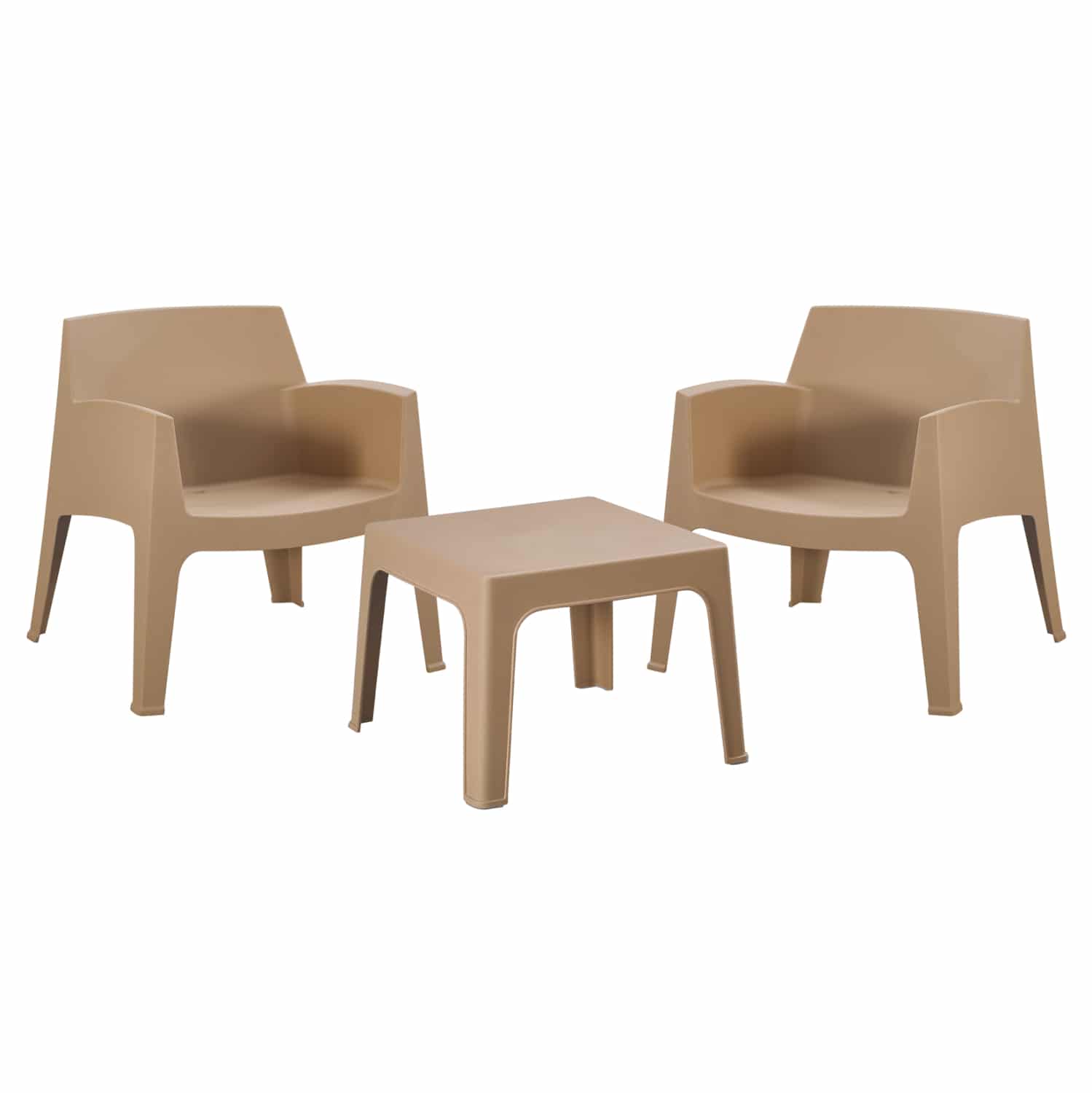 HM21274.03 ΣΕΤ LOUNGE 3ΤΜΧ SLEEK HM21274.03 ΚΑΠΟΥΤΣΙΝΟ ΠΟΛΥΠΡΟΠΥΛΕΝΙΟ - Image 1