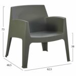 ΣΕΤ LOUNGE 4ΤΜΧ SLEEK HM21275.05 DARK OLIVE GREEN ΠΟΛΥΠΡΟΠΥΛΕΝΙΟ - Image 3