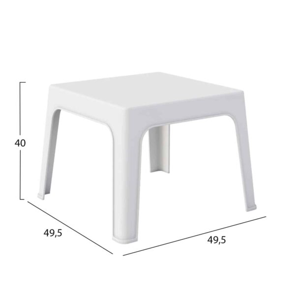 ΣΕΤ 3ΤΜΧ ΠΟΛΥΠΡΟΠΥΛΕΝΙΟΥ SLEEK HM21267.01 ΤΡΑΠΕΖΑΚΙ & 2 ΠΟΛΥΘΡΟΝΕΣ-ΛΕΥΚΟ - Image 3