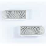 ΣΕΤ ΡΑΦΙΑ ΤΟΙΧΟΥ 2ΤΜΧ ΜΕΛΑΜΙΝΗΣ SILLIA HM9192.03 ΛΕΥΚΟ ΕΚΡΟΥ 55x20x22Y εκ. - Image 3