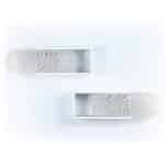 ΣΕΤ ΡΑΦΙΑ ΤΟΙΧΟΥ 2ΤΜΧ ΜΕΛΑΜΙΝΗΣ SILLIA HM9192.03 ΛΕΥΚΟ ΕΚΡΟΥ 55x20x22Y εκ. - Image 4