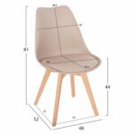ΣΕΤ ΤΡΑΠΕΖΑΡΙΑΣ 5ΤΜΧ MORGAN HM21269.01 ΤΡΑΠΕΖΙ & 4 ΚΑΡΕΚΛΕΣ - ΚΑΠΟΥΤΣΙΝΟ - Image 3