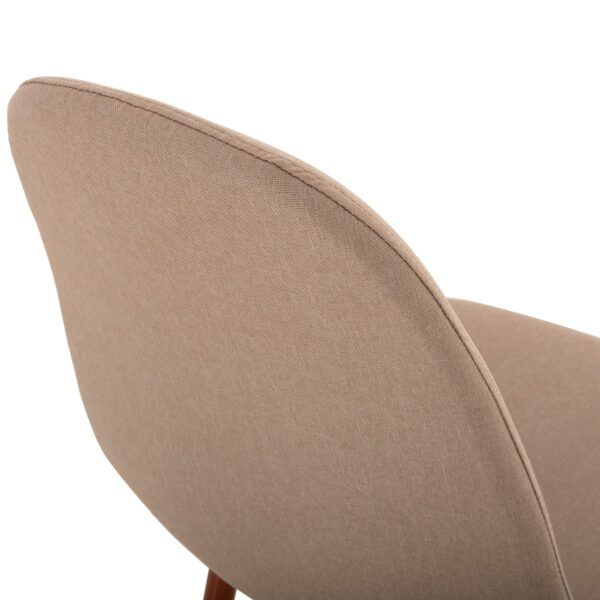 ΣΕΤ ΤΡΑΠΕΖΑΡΙΑΣ 5ΤΜΧ LEOMOR HM21270.01 ΤΡΑΠΕΖΙ & 4 ΚΑΡΕΚΛΕΣ - ΜΠΕΖ ΥΦΑΣΜΑ - Image 6