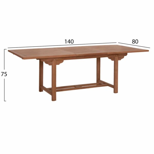 ΣΕΤ ΤΡΑΠΕΖΑΡΙΑΣ CRANDER HM21288 ΤΡΑΠΕΖΙ & 6 ΠΟΛΥΘΡΟΝΕΣ ΠΤΥΣΣΟΜΕΝΕΣ-ΤΕΑΚ - Image 2