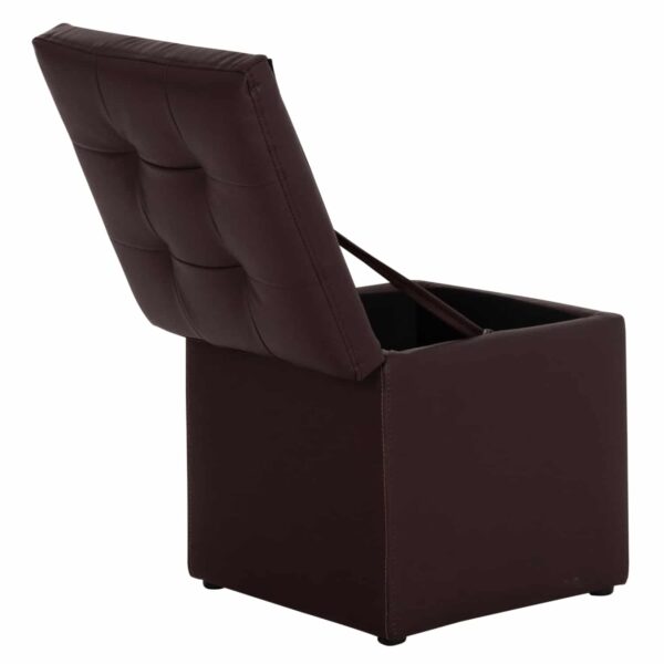 ΣΚΑΜΠΩ ΜΕ ΑΠΟΘΗΚΕΥΤΙΚΟ ΧΩΡΟ PU ΚΑΦΕ CUBE HM224.03--38x38x36.5Υεκ. - Image 6