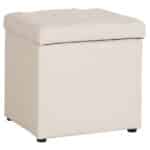 ΣΚΑΜΠΟ PRO CUBE HM224.02 PU ΜΕ ΑΠΟΘΗΚΕΥΤΙΚΟ ΧΩΡΟ- ΛΕΥΚΟ 38x38x36,5Υεκ.