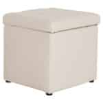 ΣΚΑΜΠΟ PRO CUBE HM224.02 PU ΜΕ ΑΠΟΘΗΚΕΥΤΙΚΟ ΧΩΡΟ- ΛΕΥΚΟ 38x38x36,5Υεκ. - Image 4