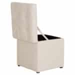 ΣΚΑΜΠΟ PRO CUBE HM224.02 PU ΜΕ ΑΠΟΘΗΚΕΥΤΙΚΟ ΧΩΡΟ- ΛΕΥΚΟ 38x38x36,5Υεκ. - Image 6