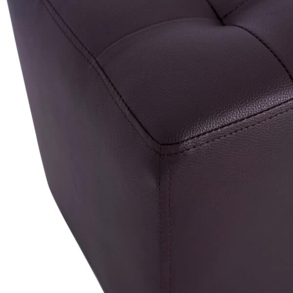 ΣΚΑΜΠΩ ΜΕ PU ΚΑΦΕ PUNK HM264.03 37x37x35εκ - Image 5