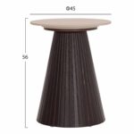 ΤΡΑΠΕΖΙ ΒΟΗΘΗΤΙΚΟ CATER HM18322 ΚΕΡΑΜΙΚΟ TOP ΟΨΗ ΤΡΑΒΕΡΤΙΝΑΣ-MDF ΒΑΣΗ Φ45x56Υεκ - Image 2
