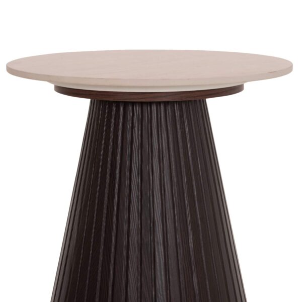 ΤΡΑΠΕΖΙ ΒΟΗΘΗΤΙΚΟ CATER HM18322 ΚΕΡΑΜΙΚΟ TOP ΟΨΗ ΤΡΑΒΕΡΤΙΝΑΣ-MDF ΒΑΣΗ Φ45x56Υεκ - Image 4
